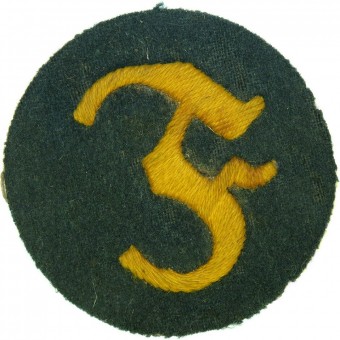 Wehrmacht Pyrotechnician trade/award arm patch, specialist på förordnandet. Espenlaub militaria